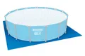 Bestway PE-Bodenplane 488 x 488 cm, blau, quadratisch