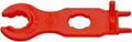 KNIPEX Montagewerkzeug-Set 97 49 66 2 | MC4 Solarstecker | 2-teilig | Glasfaserverstärkt | 115 mm | Rot