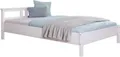 Ticaa Futonbett Merci, Einzelbett, aus Kiefer Massivholz, inkl. Rollrost