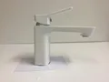 Schütte Waschtischarmatur Weiss-Matt, Einhebelmischer, Wasserhahn, Stilo