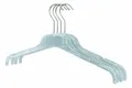 RSR Hangers Kleiderbügel FO 47 cm Hemdenbügel 360° Haken transparent, (20-tlg)