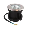 ENOVALITE LED Bodeneinbaustrahler 7W 490lm 3000K Warmweiß - Ø 100x80mm - IP67 - Edelstahl und Aluminium - befahrbar bis 2t - 230V Bodeneinbauleuchte Außenleuchte Bodenspot