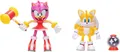 Sonic The Hedgehog 415944, Modern Tails & Modern Amy Actionfiguren, Bunt, 10cm