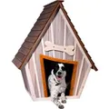 Dobar Design-Hundehütte Hubi 90 cm x 77 cm x 109 cm
