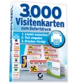3000 Visitenkarten: Für Windows 98SE, XP oder Vista