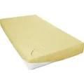 Westminster Spannbetttuch Mako Jersey 100 X 200 Cm Senf Spannbettlaken