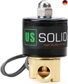U.S. Solid 1/4" G 24V DC Messing Magnetventil Direktgesteuert für Wasser Luft 
