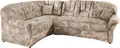 DOMO collection Ecksofa Bahia L-Form, B/T: 256/200 cm, belastbar bis 140kg/Sitz, mit Federkern, Microfaser MELROSE®, mocca