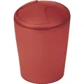 Spirella Kosmetikeimer "Move" Abfalleimer Schwingdeckeleimer | Kunststoff | 2 Liter | Terracotta Rot