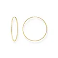 THOMAS SABO Creolen groß vergoldet 925 Sterlingsilber, 750 Gelbgold Vergoldung