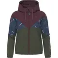 Ragwear Regenjacke Rochele Warm YOUMODO wasserdichte Damen Funktionsjacke mit Kapuze grün S (36)