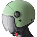 Motorrad Helm M - GMS Gelato Pistazie - Jethelm mit Sonnenblende und Visier