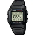 CASIO W-800H-1AVDF Collection Uni Digital Armbanduhr, schwarz - Schwarz