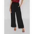 Vila Schlupfhose VICLUA HW WIDE PANTS-NOOS Materialmix schwarz XS (34)