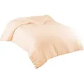 livessa Bettbezug Bettbezug Baumwolle Jersey Bettwäsche Allergiker Reißverschluss, (1 St), 100% Baumwolle Single-Jersey 140 g/m2 weich & atmungsaktiv beige|braun 200 cm x 200 cm