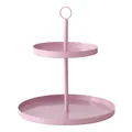 BOLTZE Etagere Samina (Farbe Hellrosa, aus Metall, 2-stöckig)