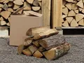 120 kg trockene Eiche, Kaminholz Brennholz Feuerholz Hartholz ca. 25 cm