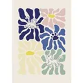 Komar Wandbild Disney The Lion King Between Flowers 50 cm x 70 cm Bunt