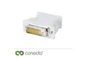 conecto Analoger Monitoradapter DVI-D-Stecker VGA-Kupplung (24+1-polig männlic Video-Adapter