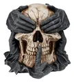 Totenkopf Figur - Nichts Böses sehen, hören, Sagen, 13 cm by Spiral - Totenschädel, Skull, Monster, Dämon, Schädel, Deko