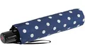 Knirps Taschenschirm Slim Duomatic Polka Dots - Navy-White