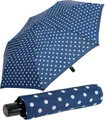 Knirps® Taschenregenschirm Slim Duomatic mit Auf-Zu-Automatik - Polka Dots, immer mit dabei, passt in jede Tasche