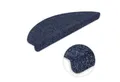 Metzker® Stufenmatte Stufenmatten Ramon MW Halbrund Einzeln und SparSet´s, halbrund, Höhe: 2 mm, 15 Stück im Set - Blau