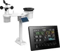 Bresser WLAN Wetterstation 11-Tage-Vorhersage, 7-in-1 Solar-Außensensor, Temperatur, Luftfeuchte, Wind, UV, App-Anbindung