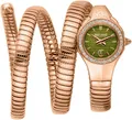 Just Cavalli Time Quarzuhr Signature Snake JC1L355M0045, Armbanduhr, Damenuhr, Edelstahlarmband, analog, Kristallsteine