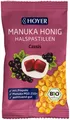 HOYER - Manukahonig Halspastillen Cassis