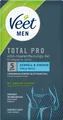 Veet Men Intim-Haarentfernungs-Set (Cream 100ml / Balm 50ml) Haarentfernungscreme DE FR