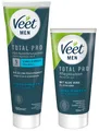 Veet EXPERT Men TOTAL PRO  Intim-Haarentfernungs-Set Intim-Haarentfernungscreme