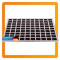Fußmatte Fußabtreter Schmutzfangmatte Schmutzfänger Edelstahl Metall Haustür