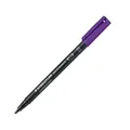 10er Sparpack Staedtler Feinschreiber Lumocolor für Overhead-Projektion und fast alle Flächen in Strichstärken S/F/M/B permanent bzw non permanent (violett, B permanent 314)