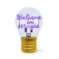 Legami - Table Lamp in The Shape of a Bulb, Rechargeable with USB Cable, Wireles