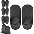 ONVAYA® Handwerkerpantoffeln | Filzpantoffeln 4er-Set XL&XXL | Museumspantoffeln
