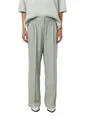 Comma Wide-Leg-Hose mit Struktur und Bundfalten