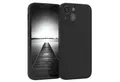 EAZY CASE Handyhülle TPU Hülle für Apple iPhone 13 Mini 5,4 Zoll, Silikon Schutzhülle mit Kameraschutz kratzfest Back Cover Etui Schwarz