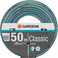 GARDENA Classic Schlauch 13 mm (1/2"), 50 m: Universeller Gartenschlauch aus robustem Kreuzgewebe, 22 bar Berstdruck, druck- und UV-beständig (18010-20)