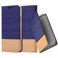 Cadorabo Hülle für Apple iPhone 13 Schutzhülle in Blau Handy Hülle Etui Book Case Cover