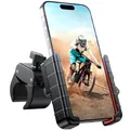 Miracase Handyhalterung Fahrrad:[2025] Universal Handy Halterung Motorrad Lenker für Scooter Ebike MTB Roller Rennrad,360° Bike Phone Holder Mount fit iPhone 17/16/15/14/13 Pro Max Samsung Smartphone