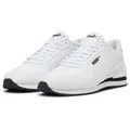 PUMA ST RUNNER V4 L Sneaker mit weichem Lederobermaterial, mit SOFTFOAM+ Einlegesohle weiß 37 EU