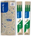 PILOT - FriXion Ersatzminen 0.7 - 2 Sets mit 3 Minen - FriXion Nachfüllminen mit radierbarer Tinte - Kompatibel mit FriXion Ball & Clicker - Grün - Mittlere Spitze (6 Minen)