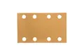 MIRKA Streifen Gold 81 x 133 mm Klett P240 8-fach gelocht (100 St)