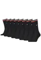 Tommy Hilfiger Lifestyle Crew Socken/lange Tennissocken für Damen & Herren 8-er Pack, Farbe:Schwarz, Socken & Strümpfe:43-46