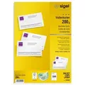 Sigel Visitenkarten DP839 weiß, 8.5x5.5 cm