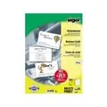 Sigel DP839 - Mikroperforierte Visitenkarten - hochweiß - 85 x 55 mm - 200 g/m2 - 150 Karte(n) (15 Bogen x 10) - (DP839)
