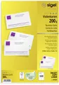 Sigel DP839 Bedruckbare Visitenkarten, microperforiert 85 x 55mm Hochweiß 150 St. Papierformat: DIN