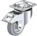 Blickle 649061 LK-RD 100R-1-FI-VLI Lenkrolle mit Feststeller Rad-Durchmesser: 100mm Tragfähigkeit (max.): 100kg 1St.