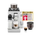 De'Longhi Rivelia EXAM440.55.W Kaffeevollautomat, perfekter Milchschaum, wechselbarer Bohnenbehälter, 16 Kaffee- & Milchgetränke auf Knopfdruck, Extra-Shot-Funktion, 3,5" Touch-Display, Weiß